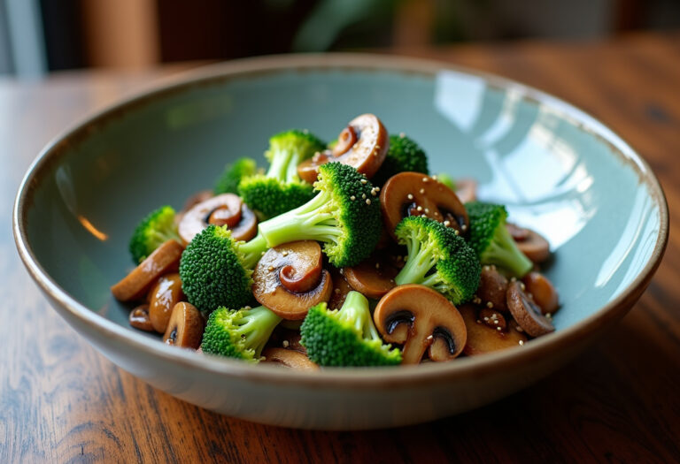 Broccoli And Mushroom Stir Fry Recipe