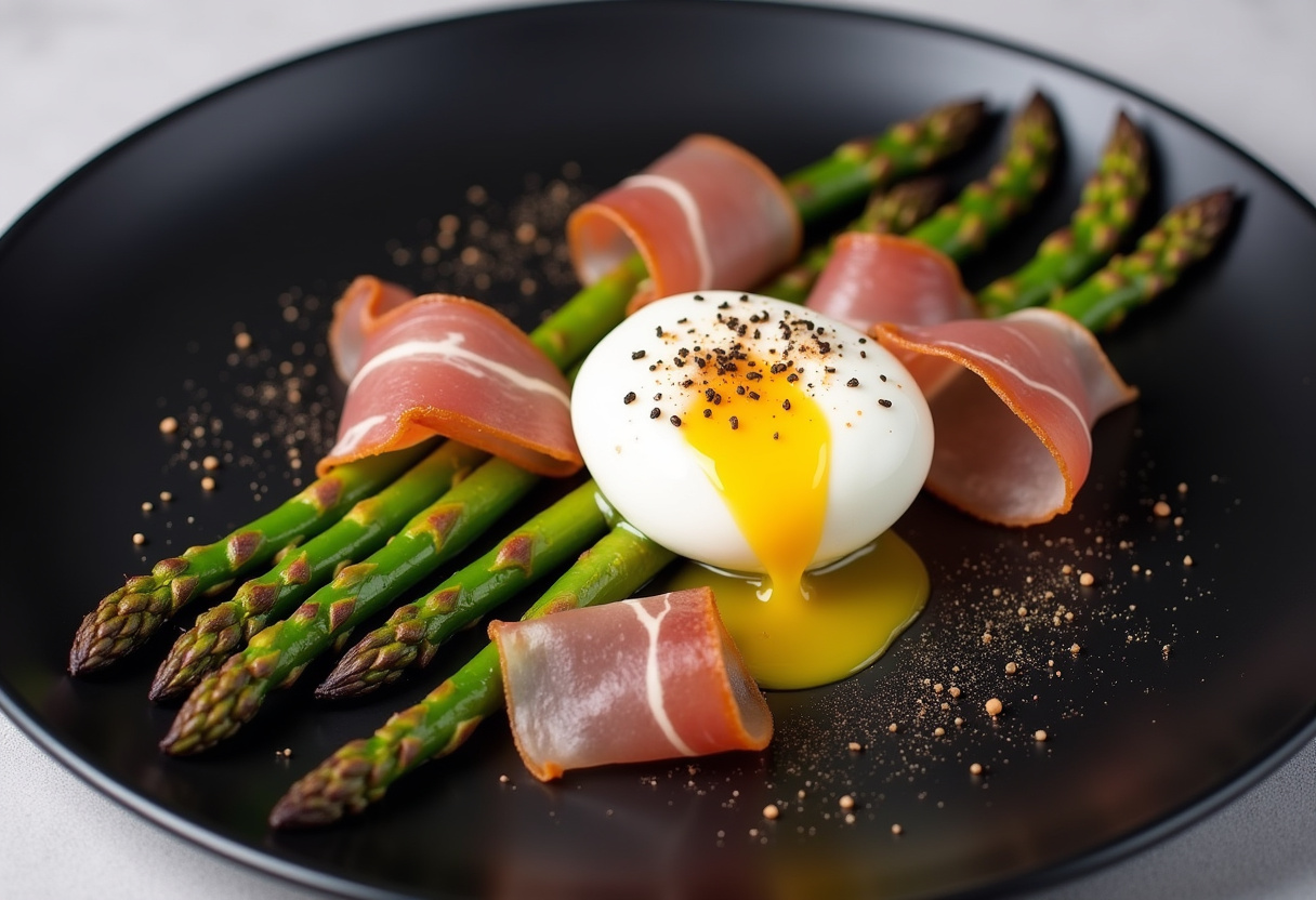 Roasted Asparagus Prosciutto And Egg Recipe