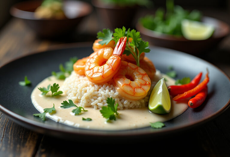 Thai Inspired Creamy Coconut Shrimp Recipe