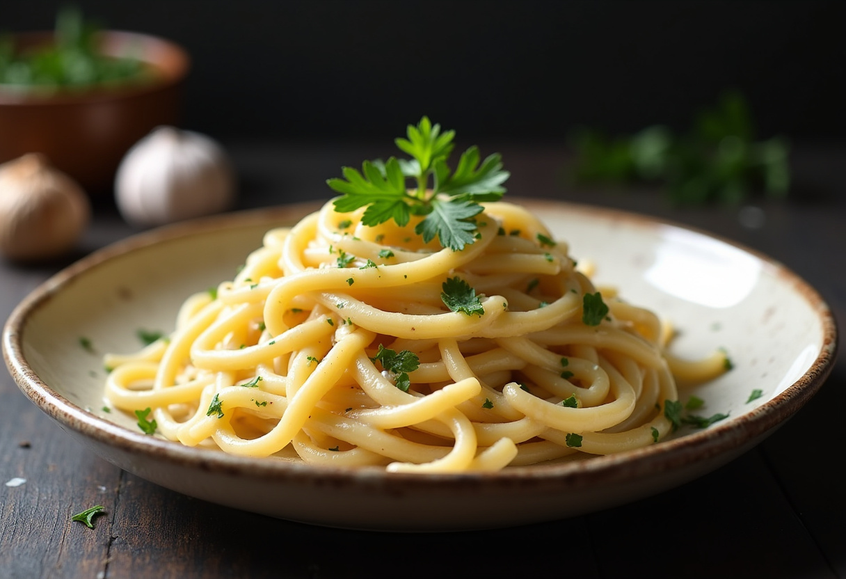 15 Minute Creamy Garlic Pasta Recipe