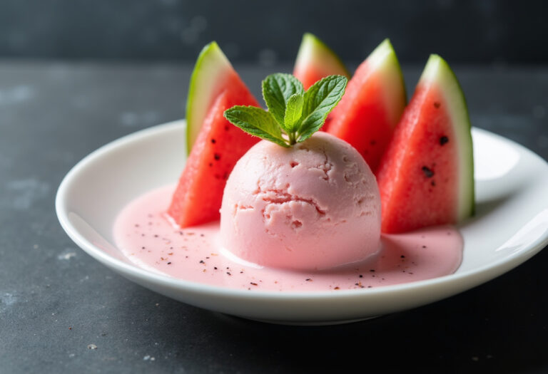 2-ingredient Watermelon Gelato Recipe