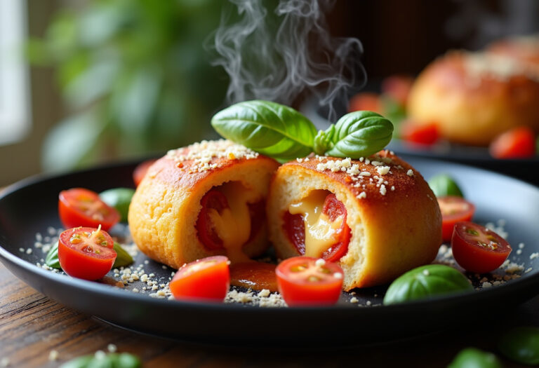 Air Fryer Pizza Bombs Recipe