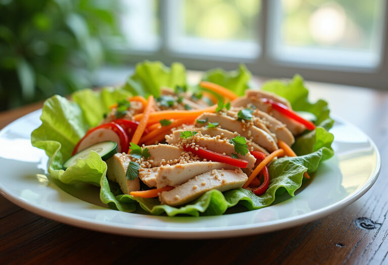 Asian Chicken Salad Wrap Recipe