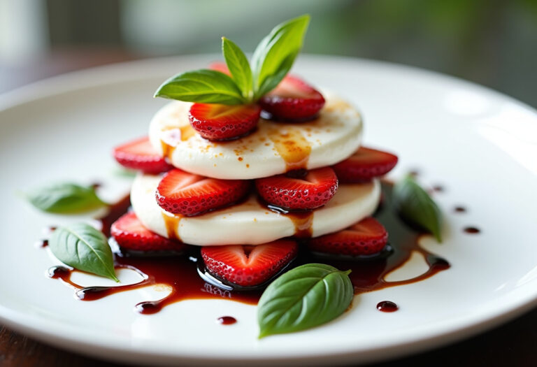 Balsamic Strawberry Caprese Recipe