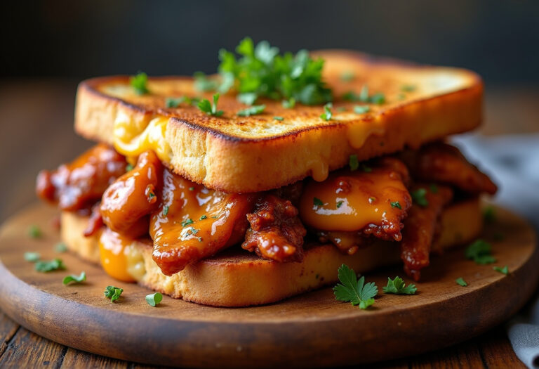 Bbq Chicken Grilled Cheese Recipe