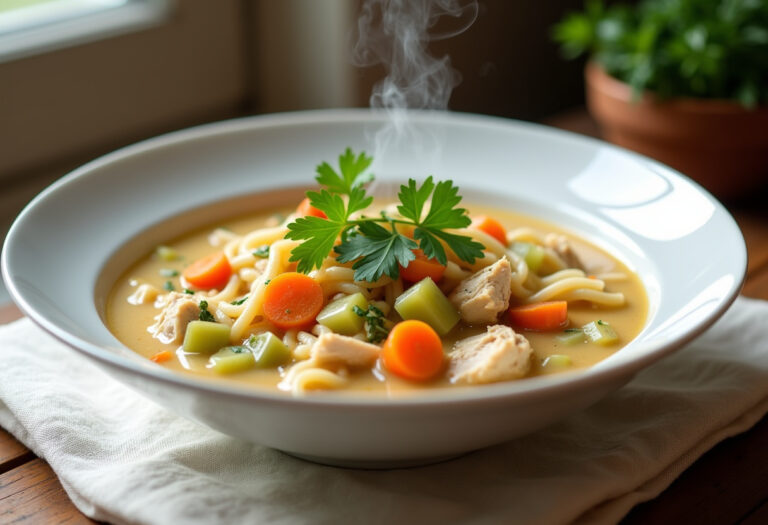 Best Creamy Chicken Noodle Soup Recipe