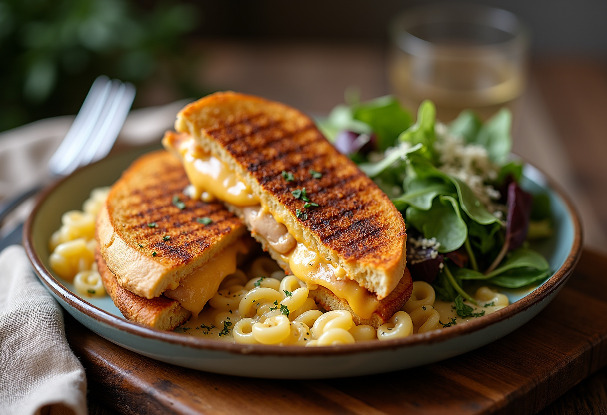 Best Honey Pepper Chicken Panini Pasta Recipe