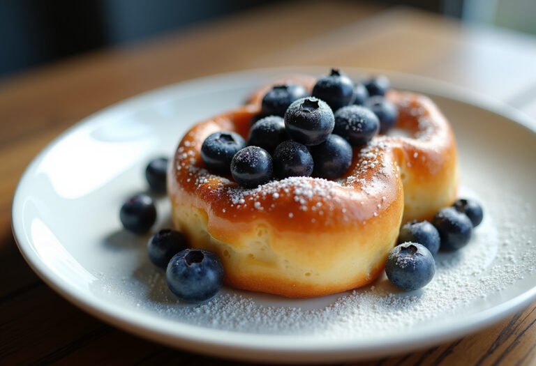 Blueberry Fluffy Cottage Cheese Cloud Bread Recipe