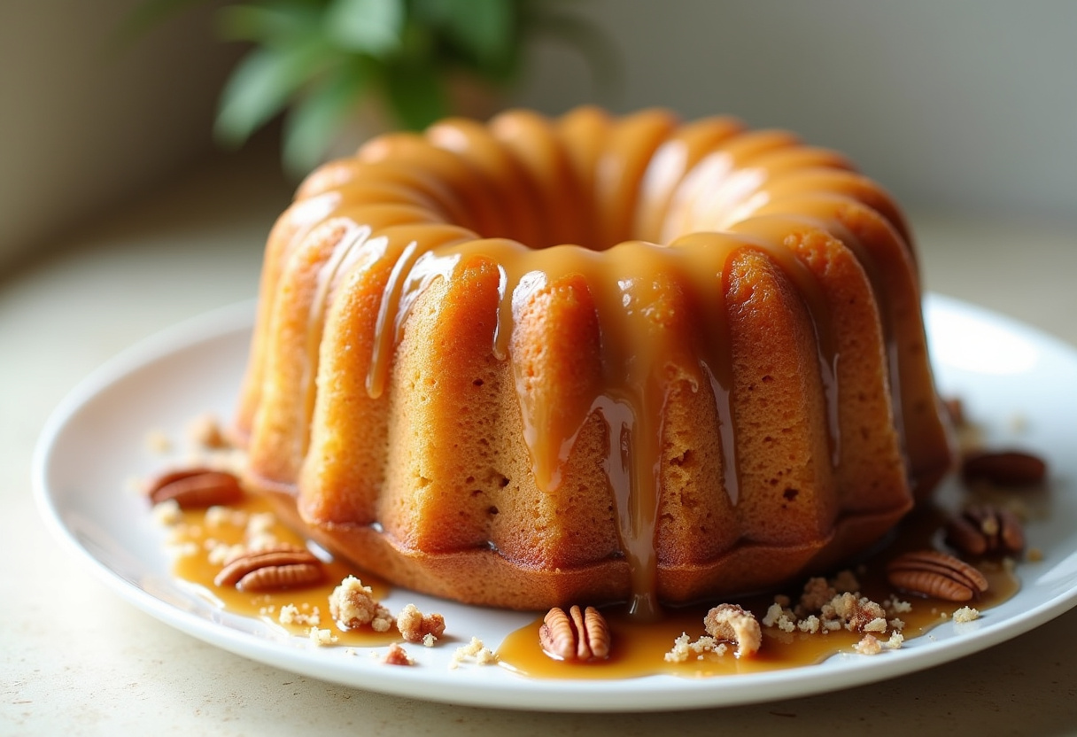 Brown Sugar Carmel Pound Cake Recipe