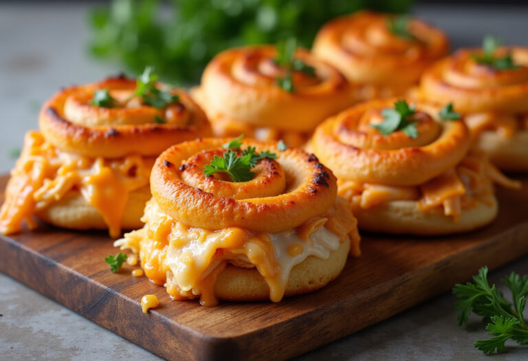 Buffalo Chicken Pizza Rolls Recipe