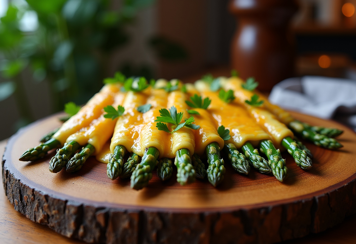 Cheesy Baked Asparagus Recipe