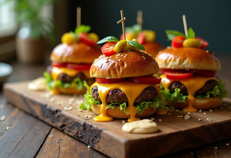 Cheesy Ground Beef Sliders Recipe