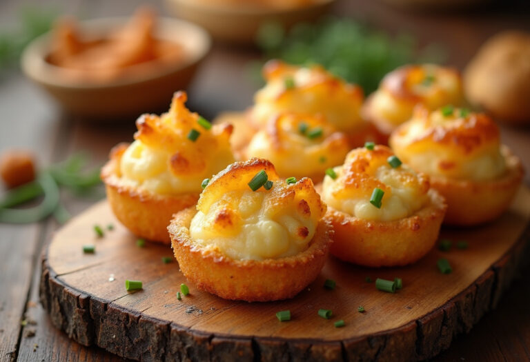 Cheesy Mashed Potato Puffs Recipe