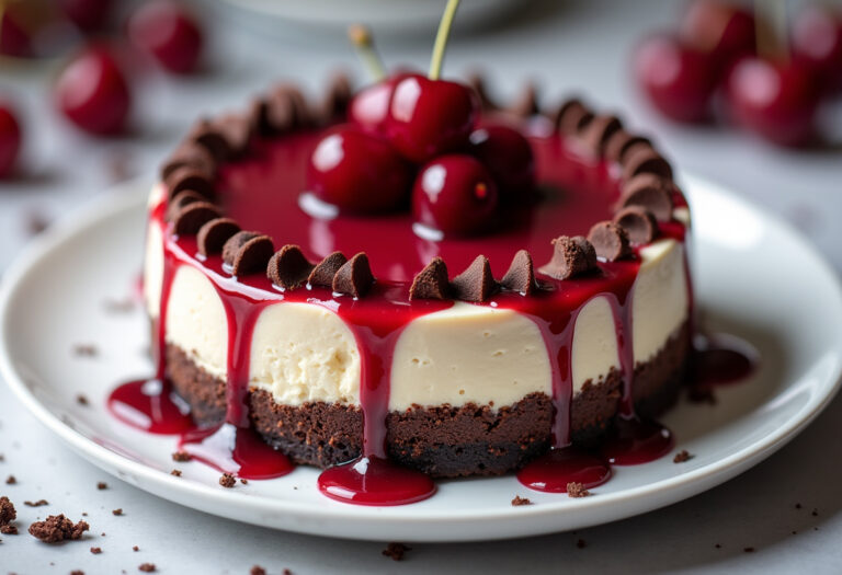 Cherry Chocolate Cheesecake Recipe
