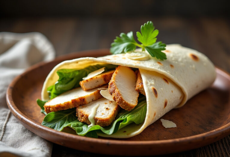 Chicken Caesar Wrap Recipe