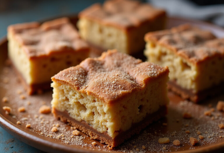 Cinnamon Sugar Blondies Recipe