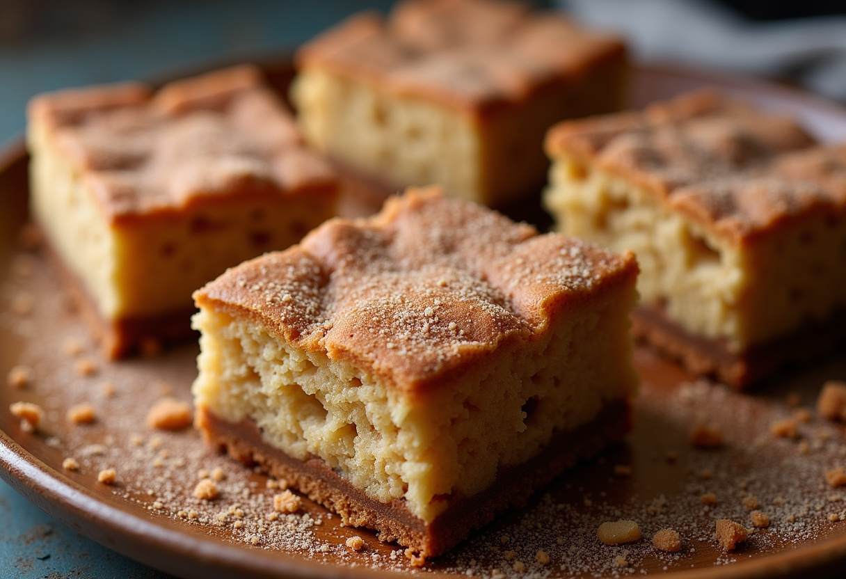 Cinnamon Sugar Blondies Recipe