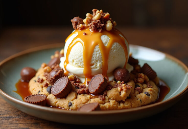 Cookie Dough Snikers & Reese's Ice Cream Recipe