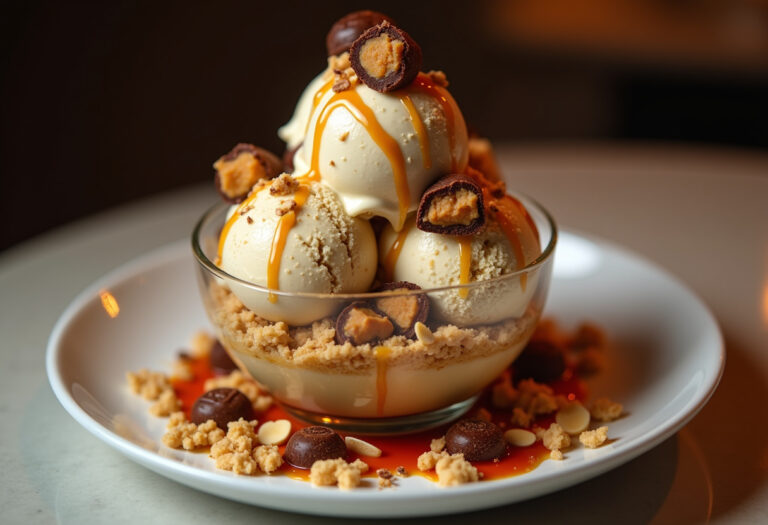 Cookie Dough Snikers & Reese's Ice Cream Recipe