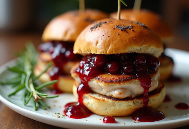 Cranberry Turkey Sliders Recipe