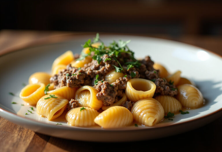 Creamy Beef And Shells Recipe