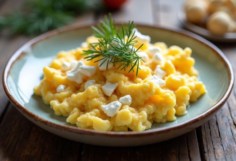 Creamy Cottage Cheese Scrambled Eggs Recipe