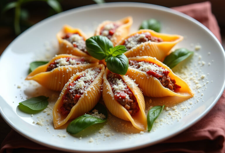 Creamy Ricotta Beef Stuffed Shells Pasta Recipe
