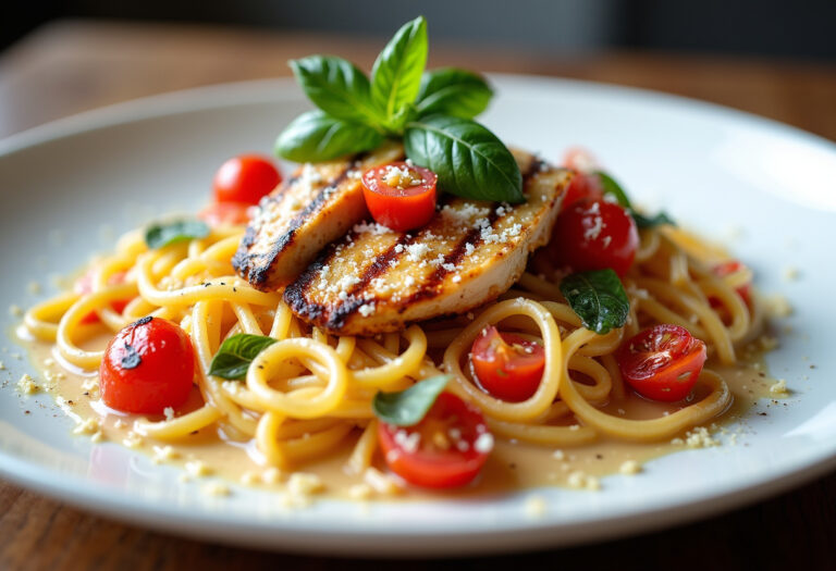 Delicious Bruschetta Chicken Pasta Recipe