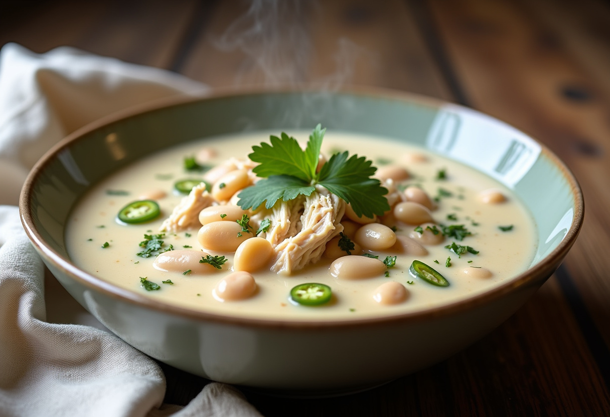 Easy Crockpot White Chicken Chili Recipe