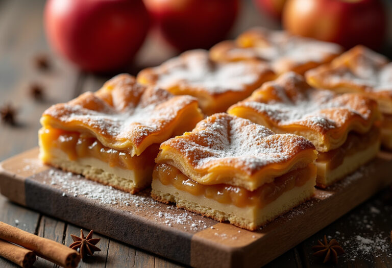 Flaky Apple Pie Bars Recipe