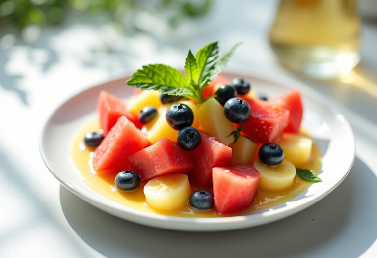 Fruit Salad With Honey Lime Dressing Recipe