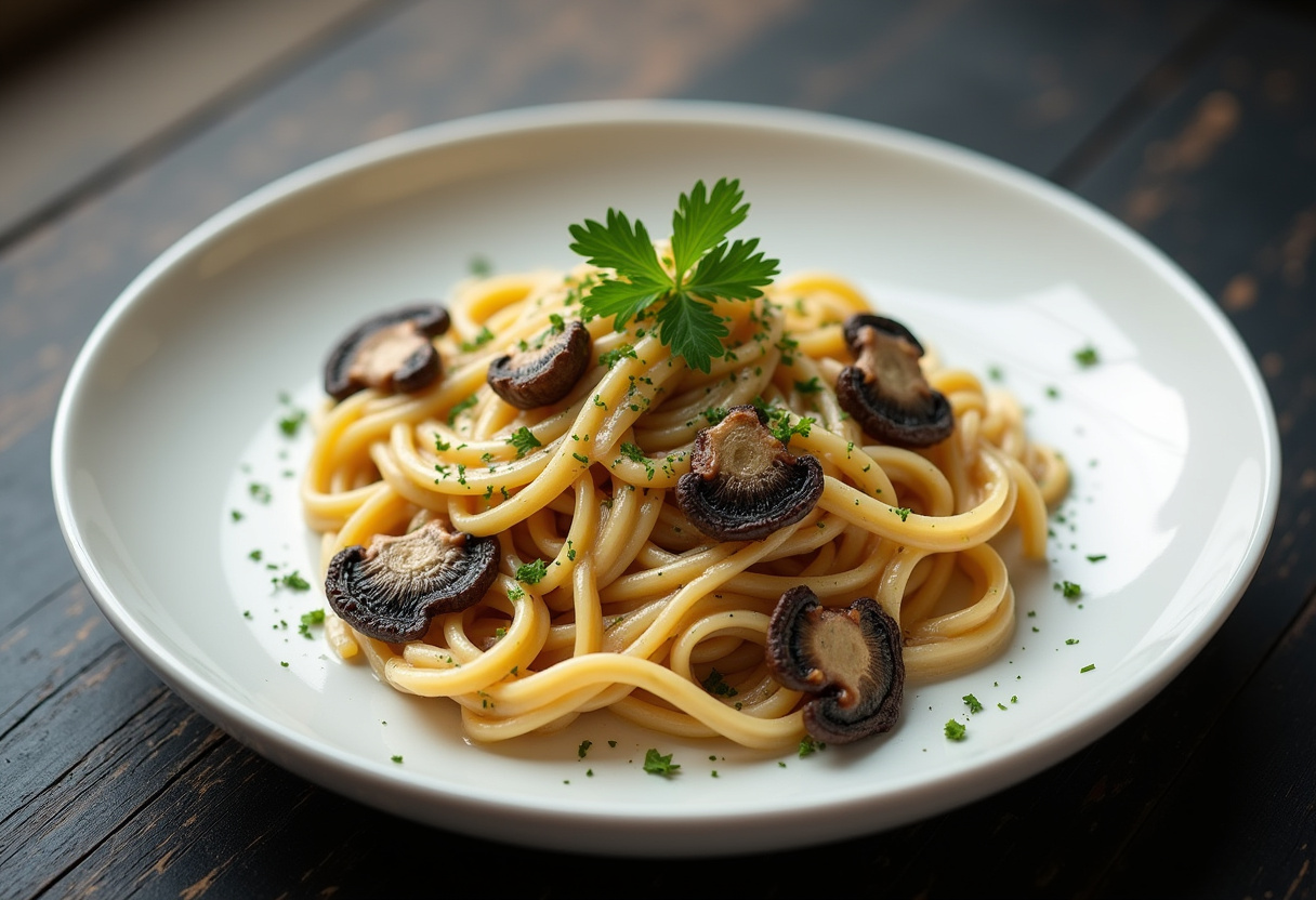 Garlic Mushroom Pasta Recipe