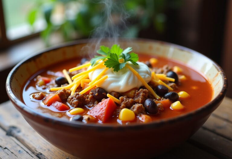 Ground Beef Enchilada Soup Recipe