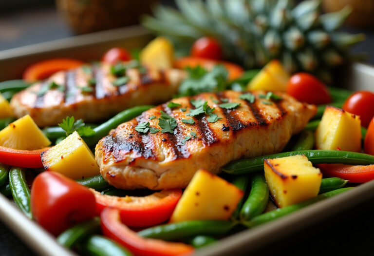 Hawaiian Chicken Sheet Pan Recipe