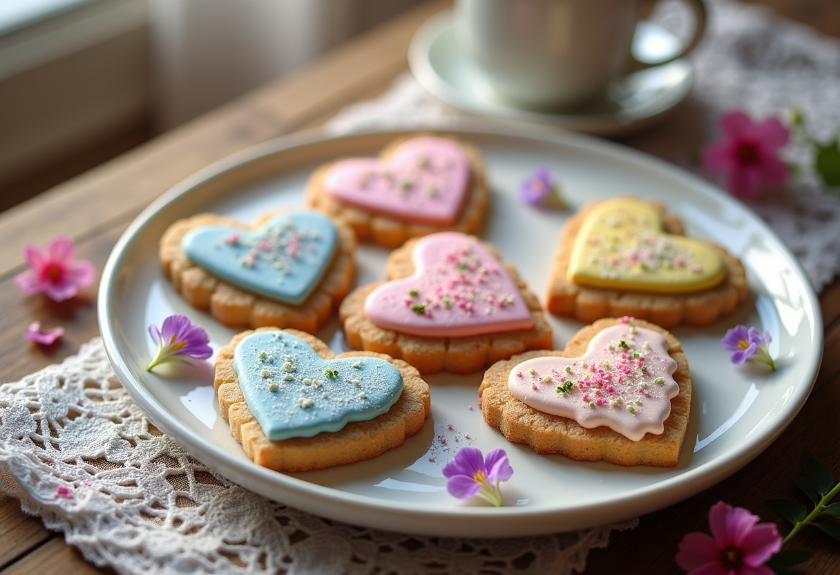 Heart-shaped Sugar Cookies Recipe