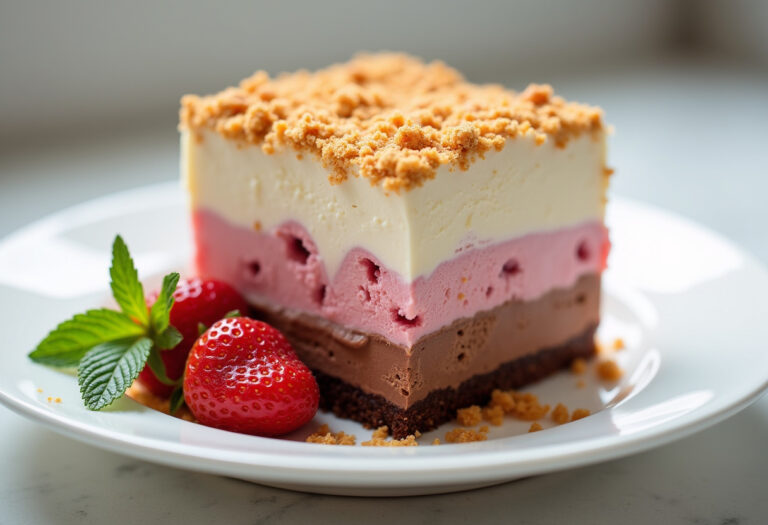 Ice Cream Cake With Cookie Crunch Recipe