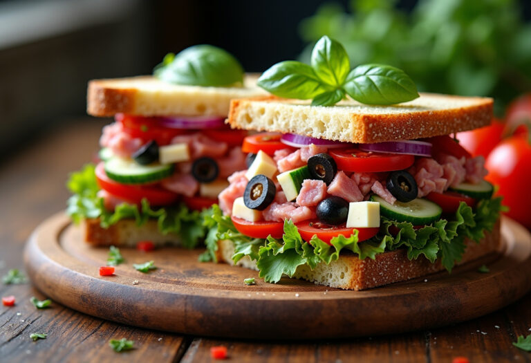 Italian Chopped Salad Sandwich Recipe