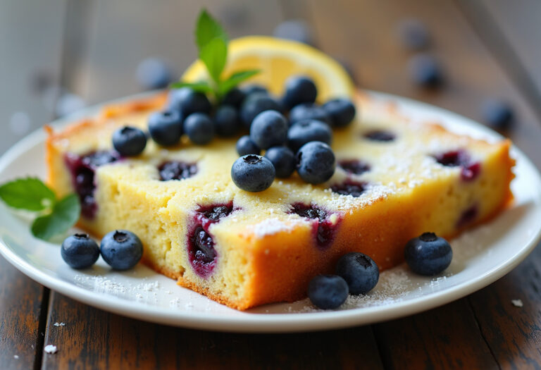 Lemon Blueberry Sheet Cake Recipe