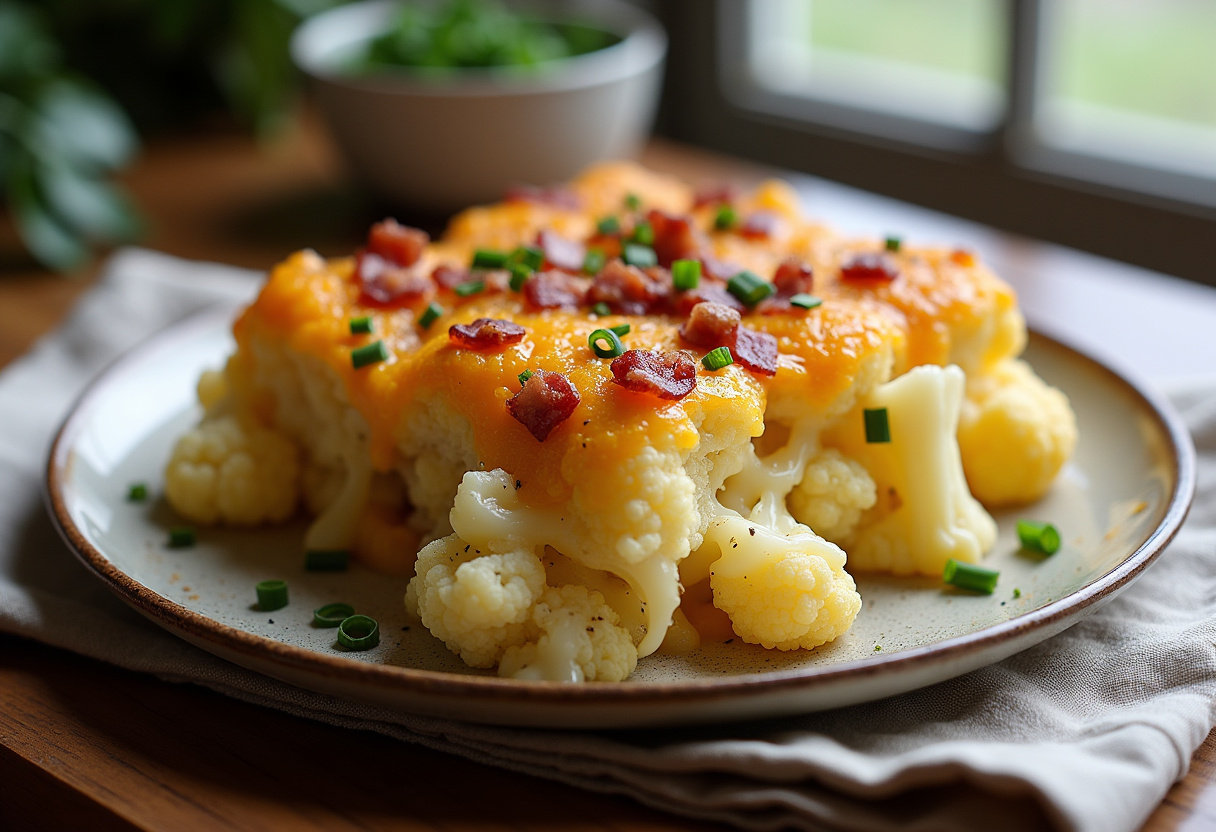 Loaded Cauliflower Casserole Recipe