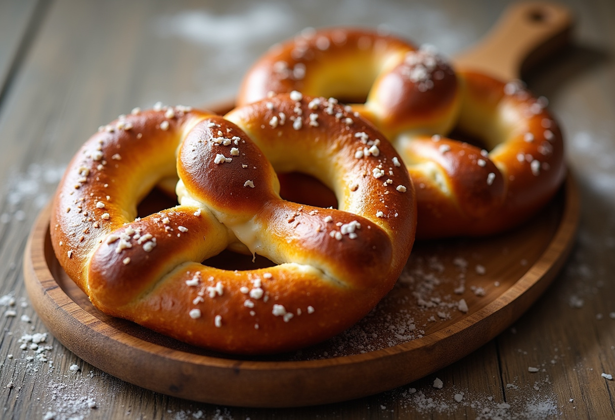 Mozzarella Stuffed Soft Pretzels Recipe