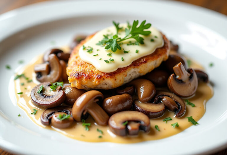 Mushroom Asiago Chicken Recipe
