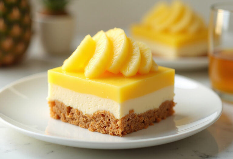 No-bake Pineapple Cream Dessert Recipe