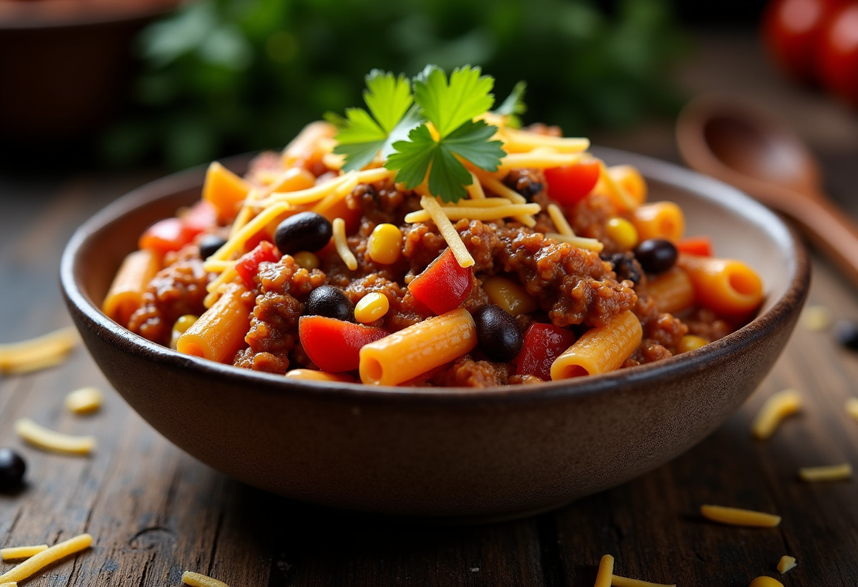 One Pot Beef Taco Pasta Recipe