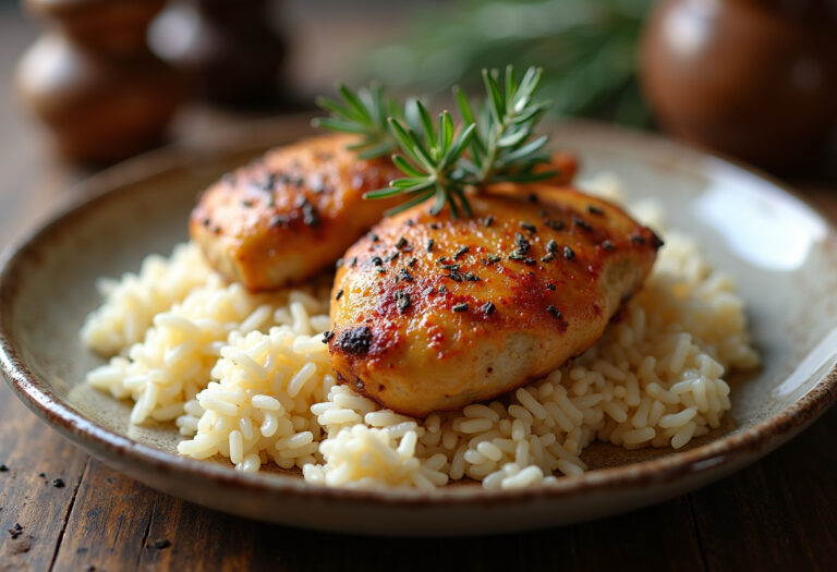 Oven Baked Chicken And Rice Recipe