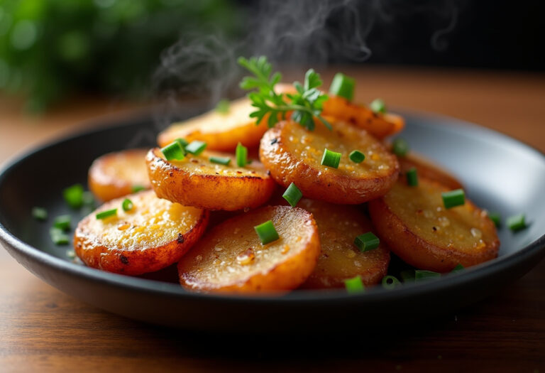 Oven Fried Potatoes & Onions Recipe