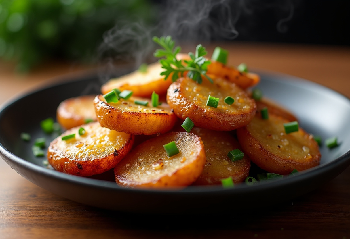 Oven Fried Potatoes & Onions Recipe