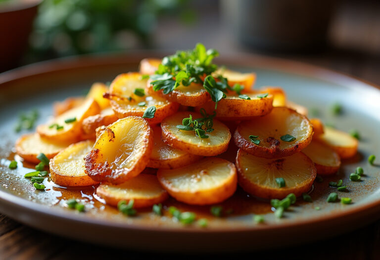 Oven Fried Potatoes & Onions Recipe