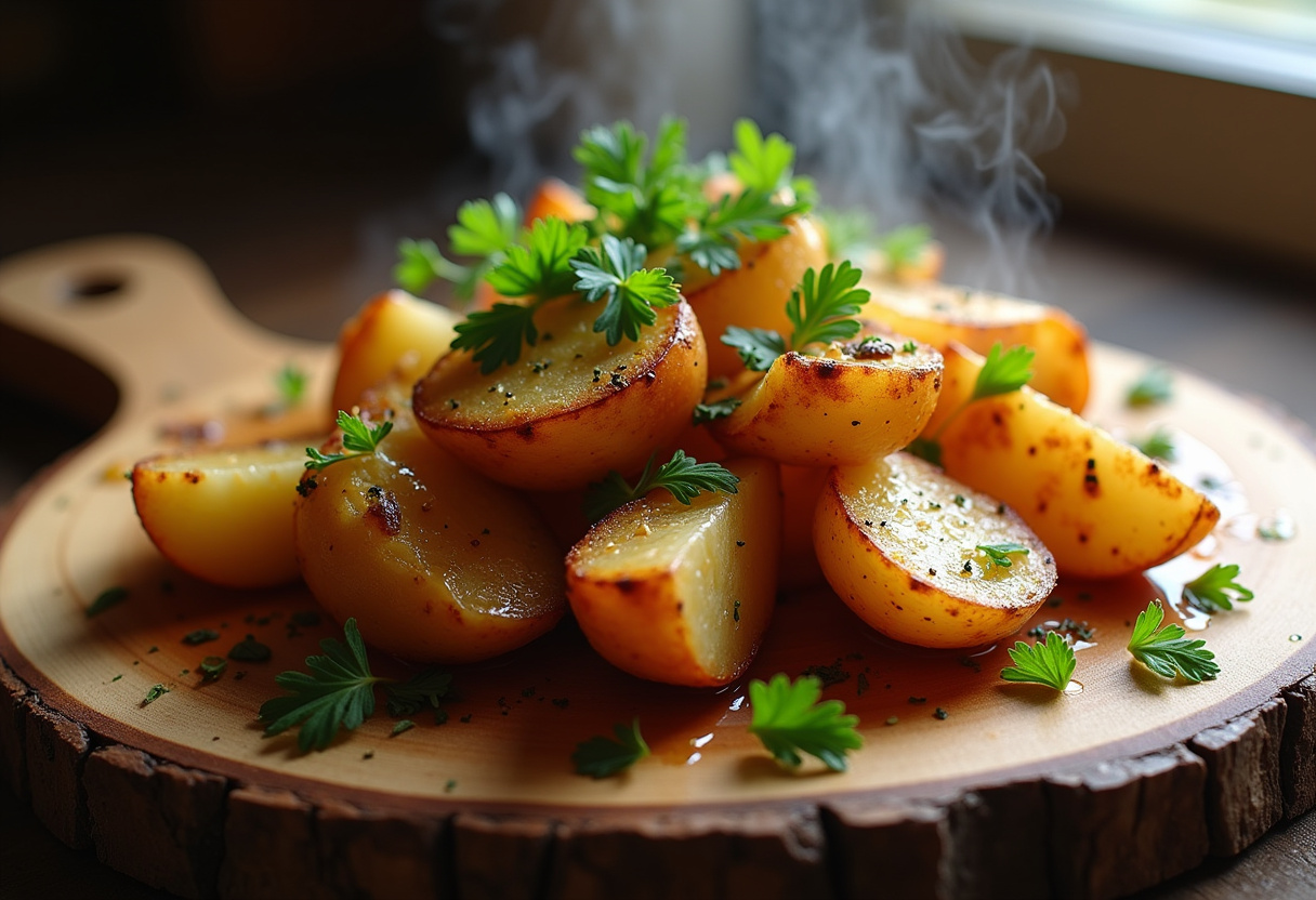 Oven Fried Potatoes & Onions Recipe