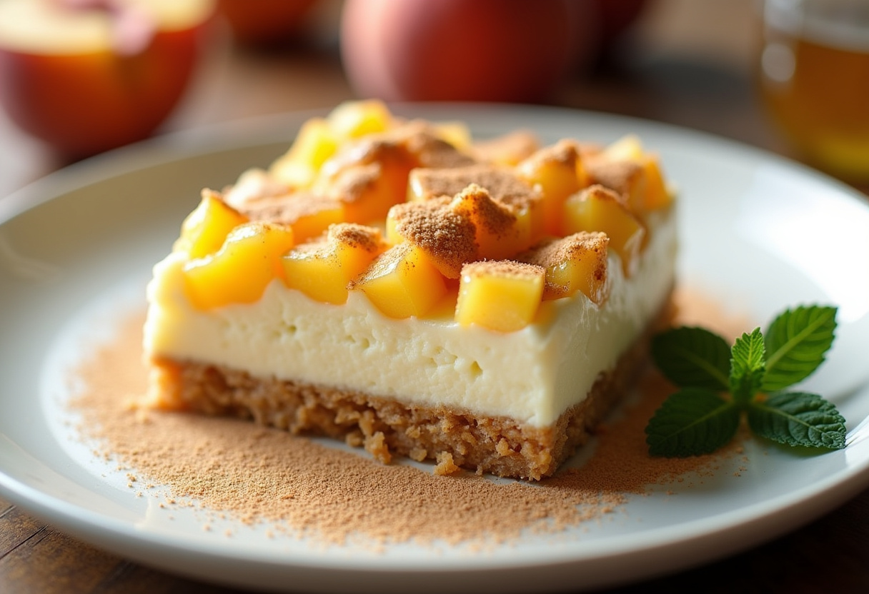 Peach Cobbler Cheesecake Recipe
