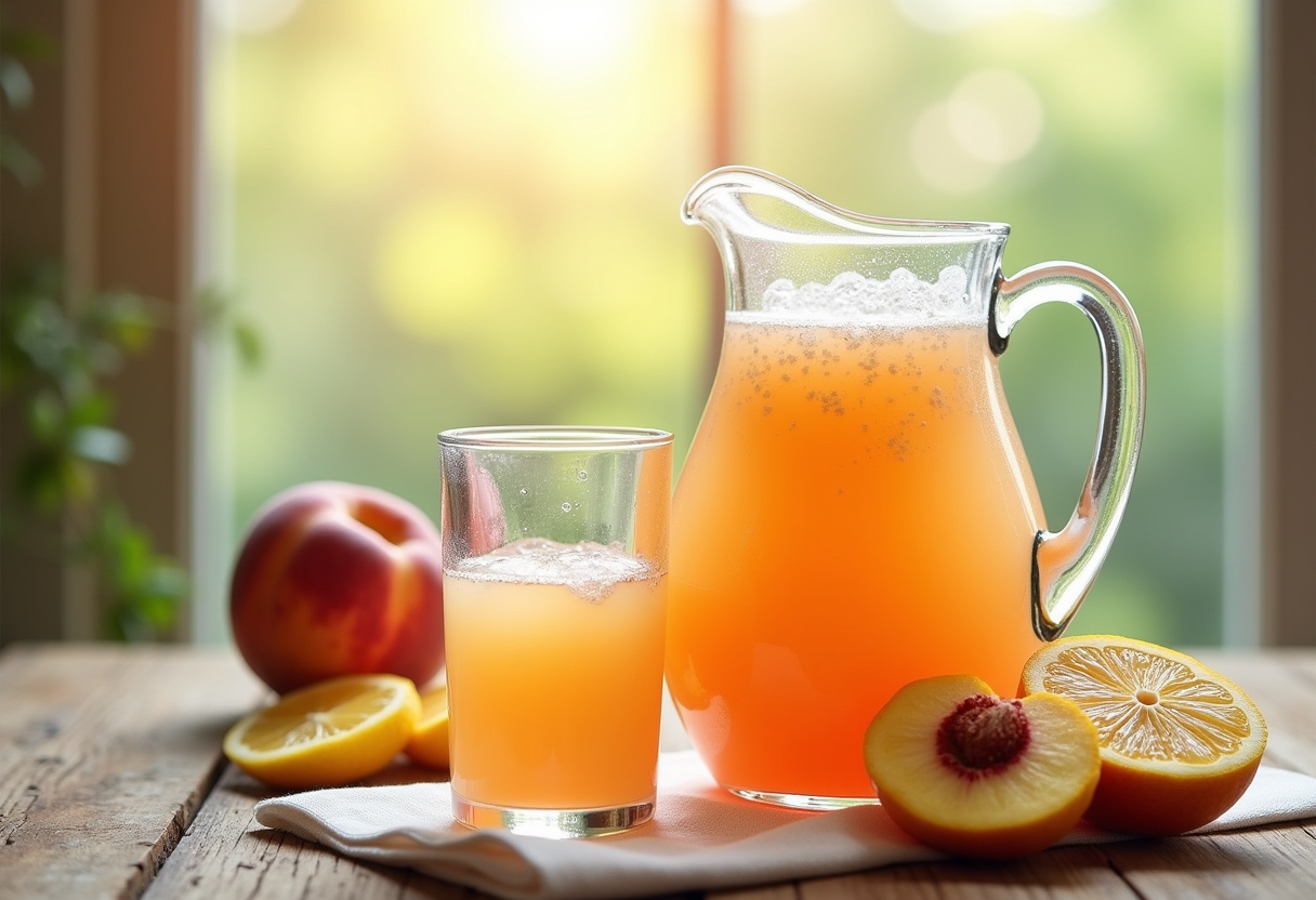 Peach Lemonade Recipe